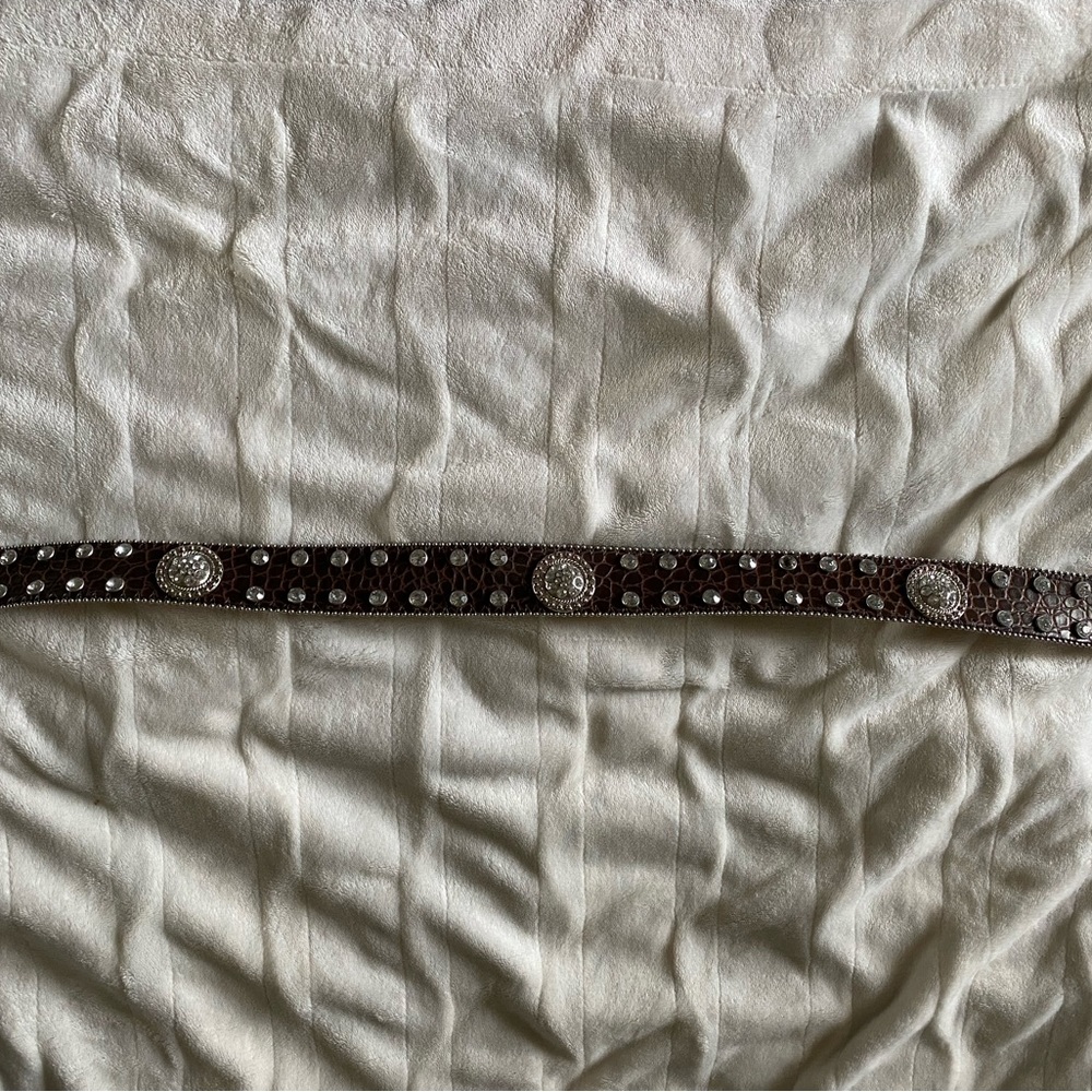 Rhinestone western belt